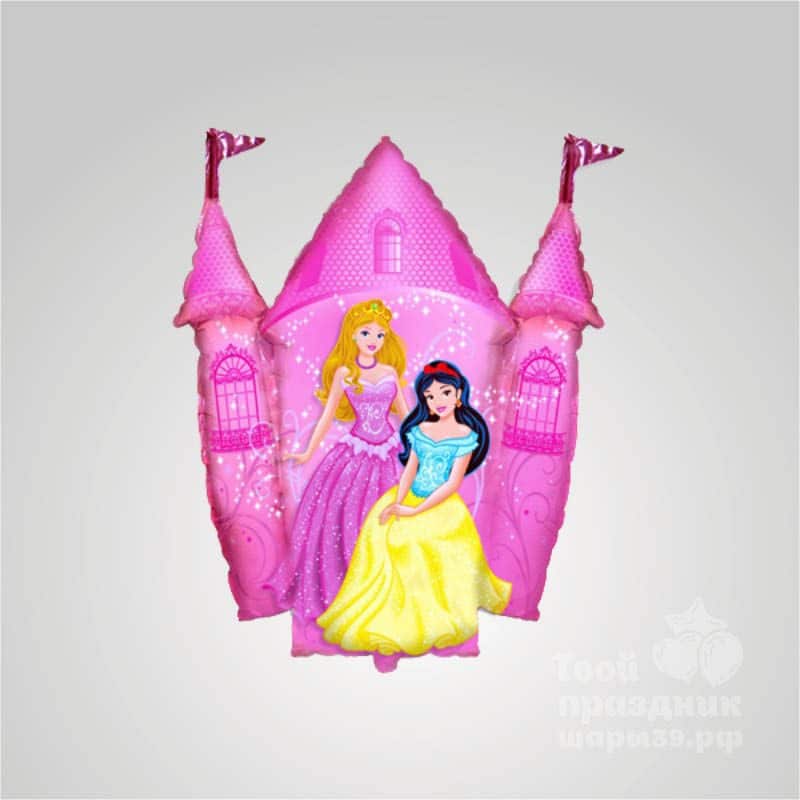 Фольгированная фигура "Принцессы - Замок" с гелием