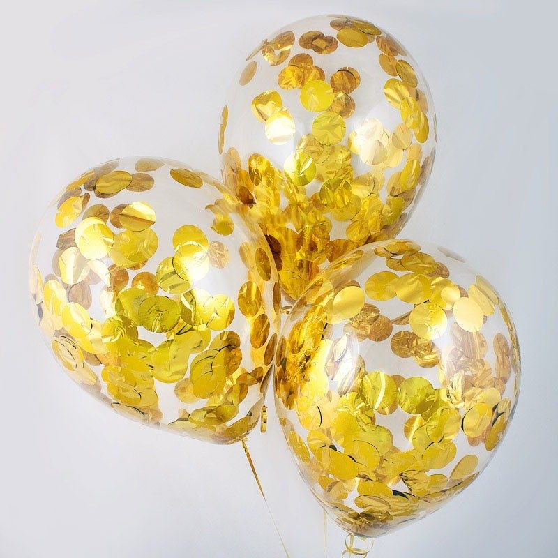 Воздушные гелиевые шары с конфетти в Калининграде! Заказать по телефону 52-01-67. Шары39.рф