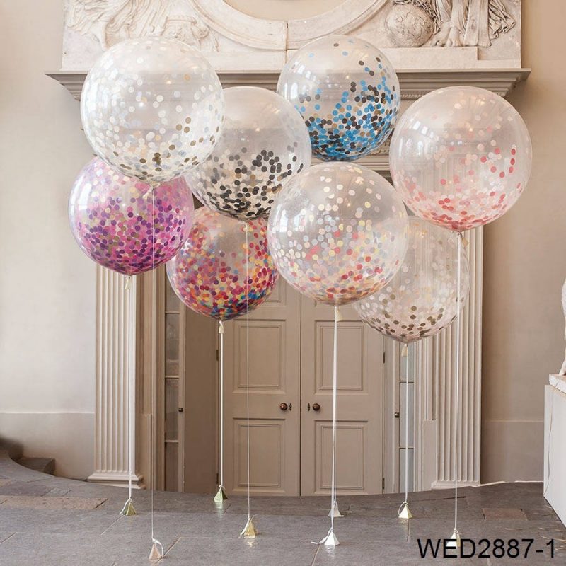 Воздушные шары с конфетти 80см