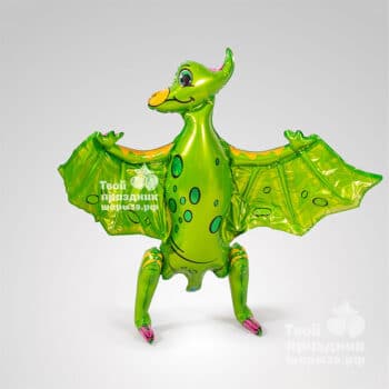 Мини-динозавры - Птеродактиль фольгированные ходячие шары - Шары39.рф, Калининград