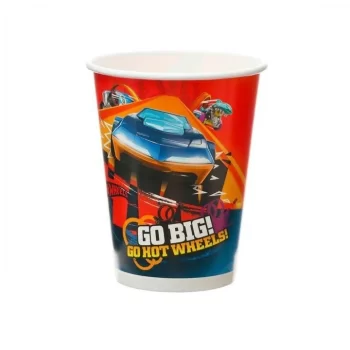 Стакан бумажный одноразовый Hot Wheels 250мл 6 шт. стаканы hot wheels. Шары39, Калининград