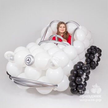 Машина, автомобиль, кабриолет из воздушных шаров. Сделаем из шаров все! Шары39, Калининград