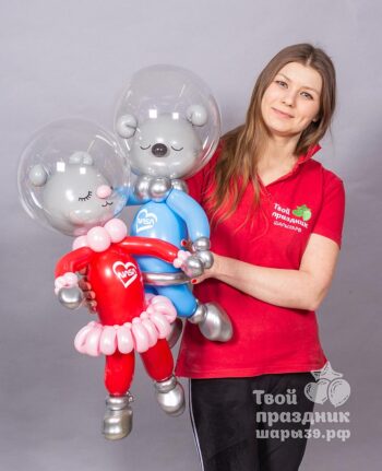 Коллегам: Курсы по аэродизайну Фигурки для букета «Люблю тебя до луны...»