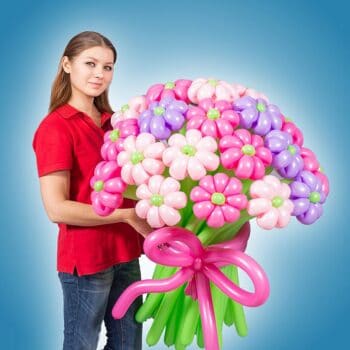 Цветы и букеты из воздушных шаров. Шары39