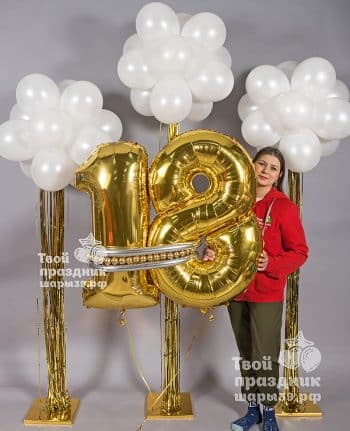 Мини фотозона с цифрами. Шары39 в Калиниграде - доставка воздушных шаров