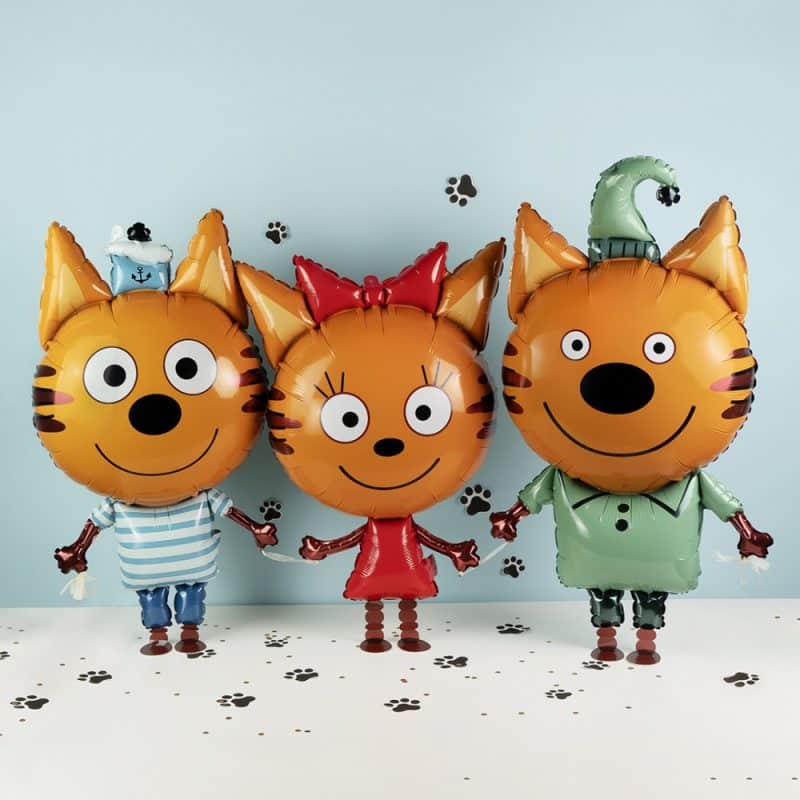 Ходячие шары - герои мультфильма Три кота - фигуры ходячие. Калининград, Шары39