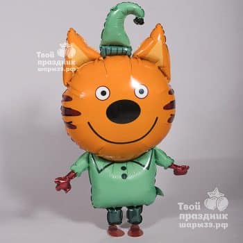 Ходячие шары - Котик Компот из мультфильма Три кота - фигура ходячая. Калининград, Шары39