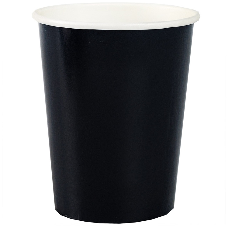 Одноразовые чёрные стаканчики в Шары39.рф, Калининград