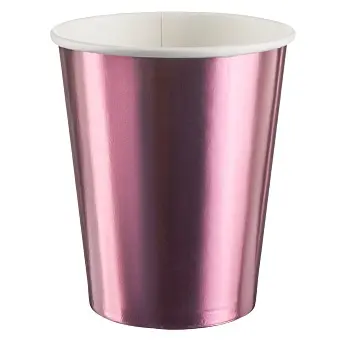 Стаканы одноразовые бумажные Розовый металлик. Шары39.рф, Калининград