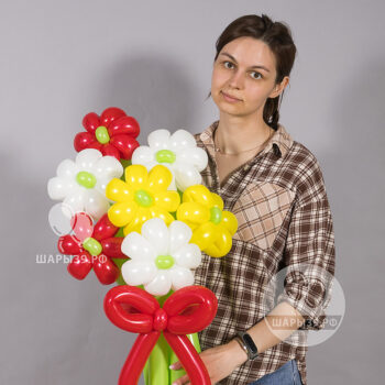 Букет из ромашек «Яркое лето» Букет из ромашек - Яркое лето. Шары39, Калининград